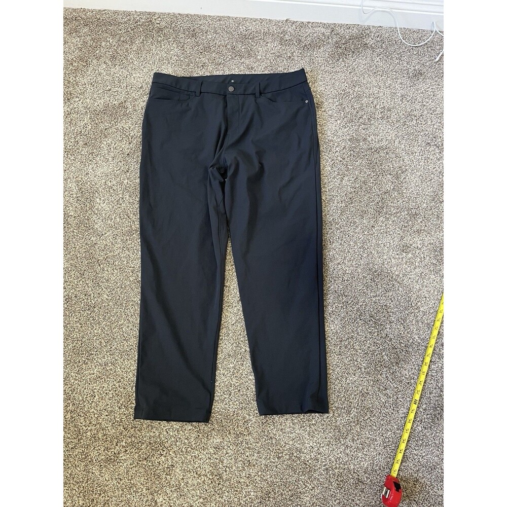 Lululemons Pants Mens 40 black ABC 5 pocket chino 40x30
